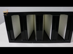 ABS Plastic Frame 0.5 Micron V Bank Filter For HVAC System