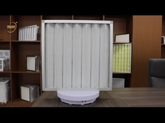 Synthetic Fiber Air Conditioner Pre Flat Panel Filter 5um Large Air Flow