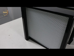 ABS Plastic Frame 0.5 Micron V Bank Filter For HVAC System