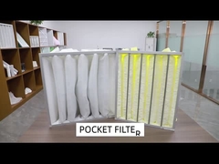 G4 Air Conditioning Bag Filter Non Woven Air Synthetic Filter Medium Efficient