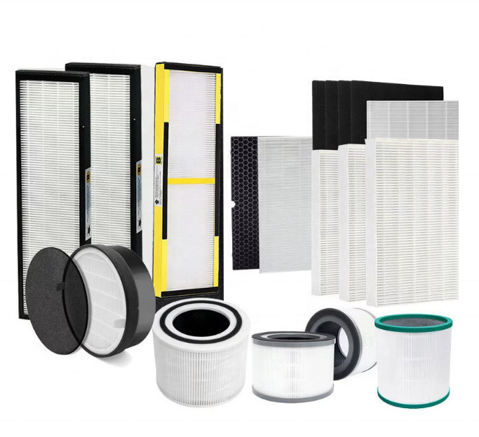 Custom 1uM Round Air Purifier F9 H10 H13 HEPA Filter For Air Purifier