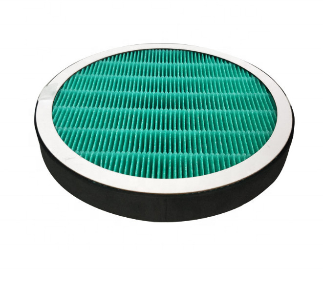Custom 1uM Round Air Purifier F9 H10 H13 HEPA Filter For Air Purifier