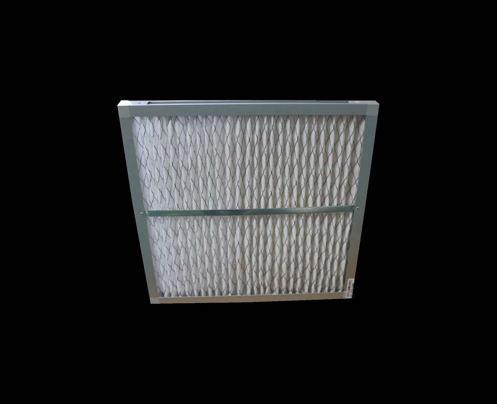 Panel Pleated Aluminum Alloy Frame Pre Air Filter For Air Conditioning