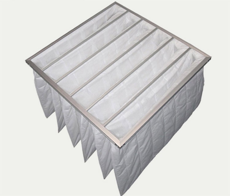 1 Micron Fiberglass Panel Air Conditioning Bag Filters OEM ODM