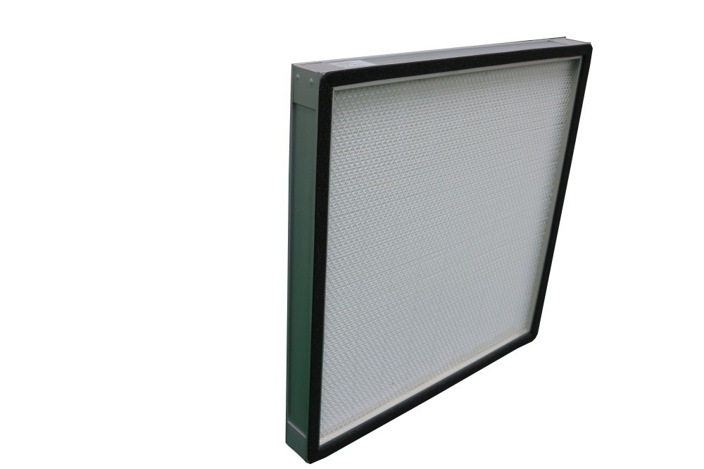 HVAC Filtration Aluminium Alloy Frame Mini Panel H14 HEPA Filter