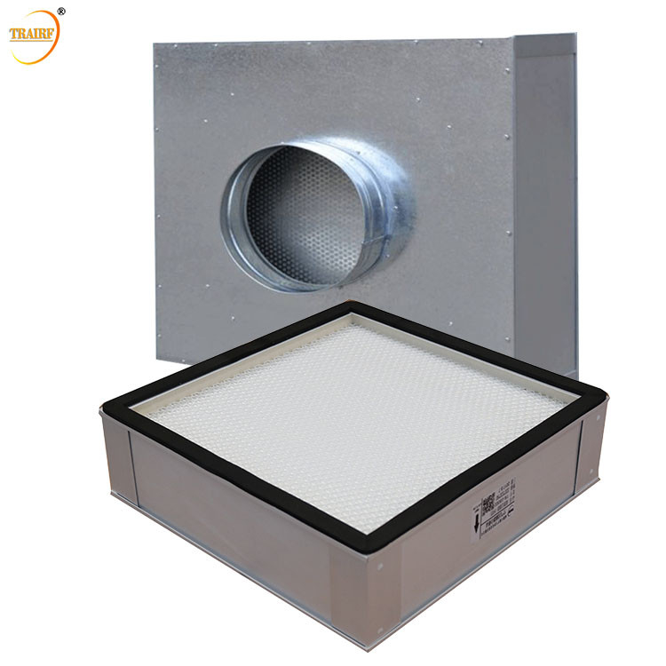 Aluminium Alloy Frame Hepa 14 Air Filter HEPA Fan Filter Unit 0.3 Micrometer