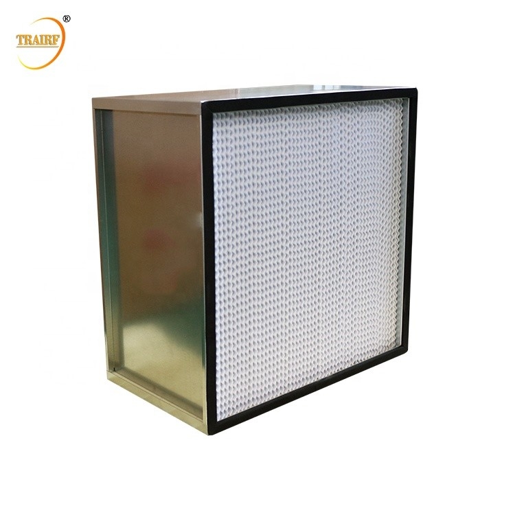 0.3um Micro Glass Fiber Panel HEPA Filter For Pharmaceutical Processing