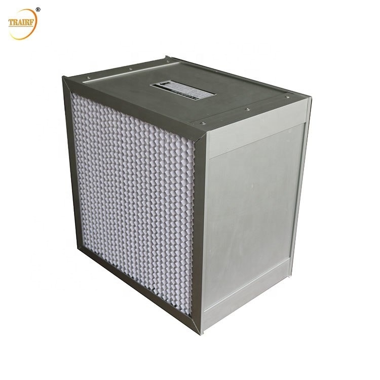 300*550*300mm H12 H13 Deep Pleat HEPA Filter For Laminar Flow Hood