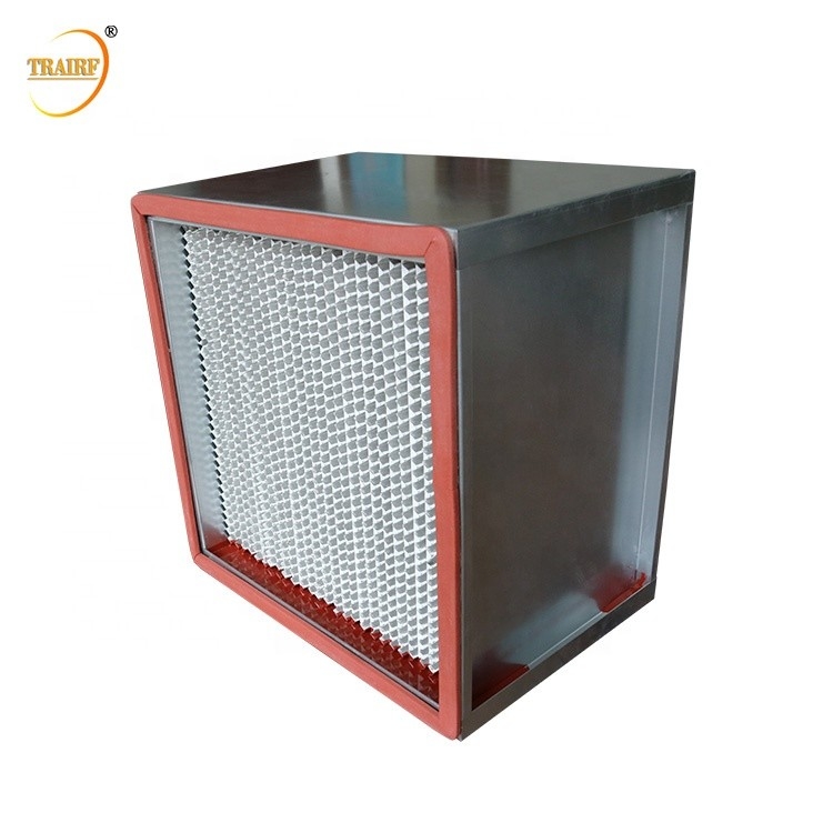 99.99% H13 Deep Pleated High Temp Laminar Flow HEPA Filter