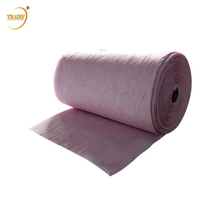 F7 Medium Efficiency Synthetic Fiber Pocket Bag Air Filter Media Roll