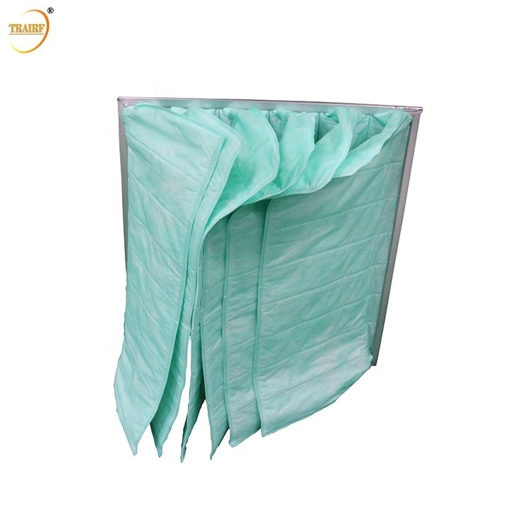 V Shape Pocket AHU Air Filter Pocket Bag Air Filter G4 F5 F6