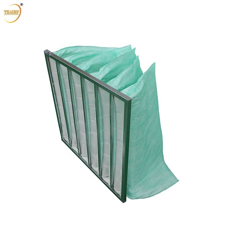 V Shape Pocket AHU Air Filter Pocket Bag Air Filter G4 F5 F6