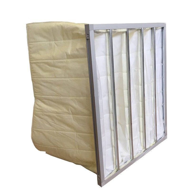 Galvanized Steel Frame Medium Efficiency Bag Air Filter F7 F8 F9
