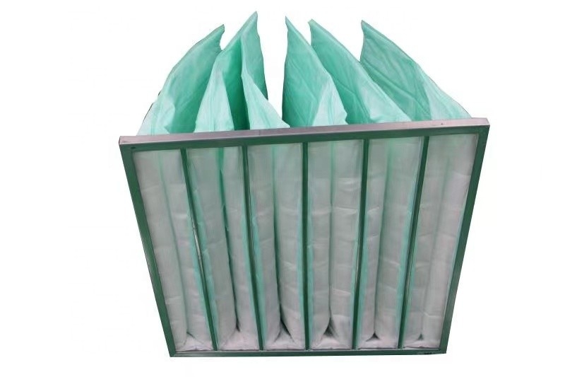 Air Conditioning Bag Filters F6 Pocket Air Filter For Food Industry