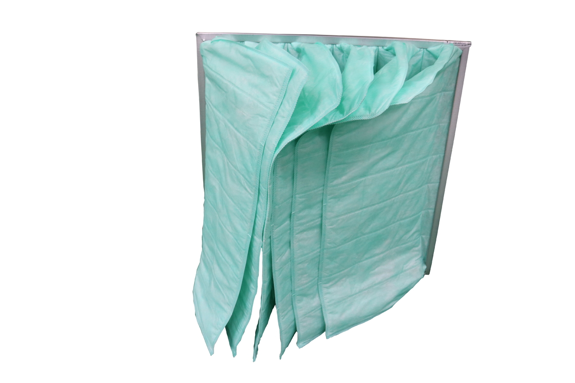 Air Conditioning Bag Filters F6 Pocket Air Filter For Food Industry