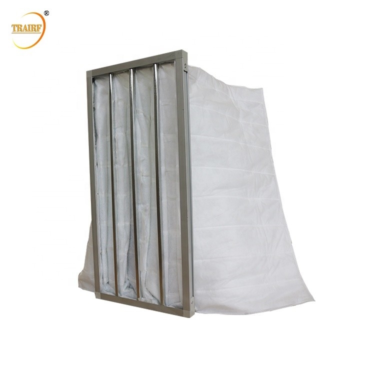 Nonwoven Fabric Melt Blown Pocket Bag Air Filter For Air Conditioning