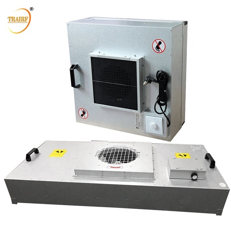ISO Silver HEPA Filter FFU Unit AC220V 50Hz For Clean Booth