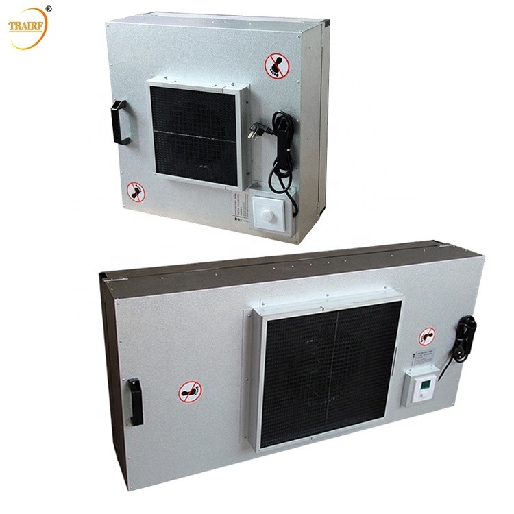 ISO Silver HEPA Filter FFU Unit AC220V 50Hz For Clean Booth