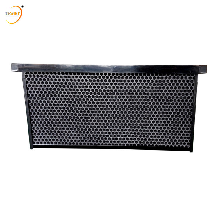 ABS Plastic Frame F7 V Bank Compact Carbon Filter With High Adsorption Capacity