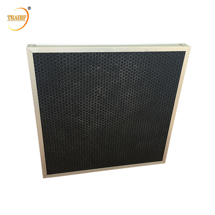 Honeycomb 5um Mini Activated Carbon Hvac Filter 250*200*10mm