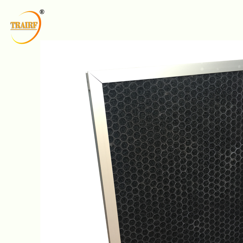 Honeycomb 5um Mini Activated Carbon Hvac Filter 250*200*10mm