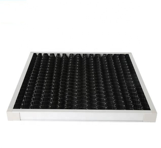 Galvanized Plate 90% Activated Carbon Air Filter Sheet 610*610*46mm