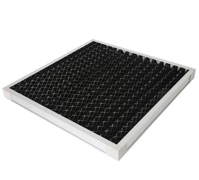 Galvanized Plate 90% Activated Carbon Air Filter Sheet 610*610*46mm