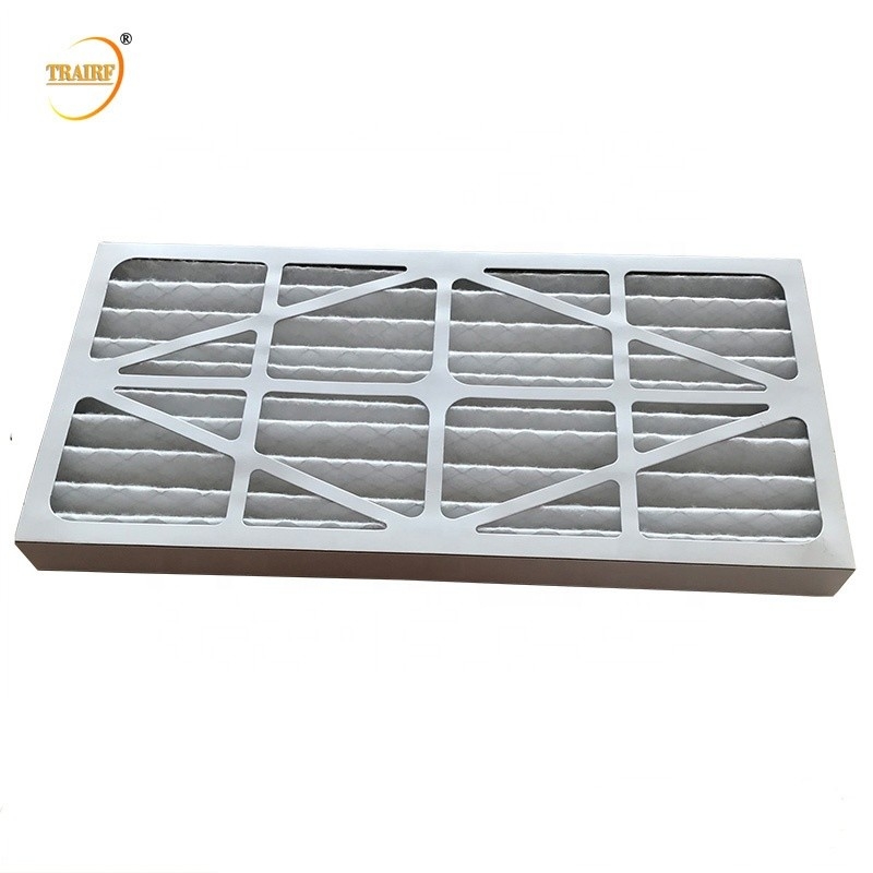 G3 Cardboard Frame Pre Filter Moisture Resistant Pleated Panel Air Filters