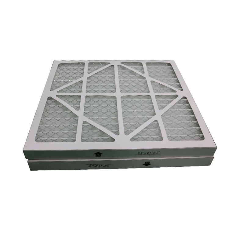M5 Moisture Resistance Cardboard Pleated Panel AHU Pre Air Filter 80% RH