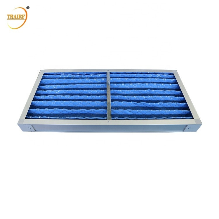 Synthetic Filter Cotton 10 Micron Dust Collector G4 Pleated Panel Air Filter