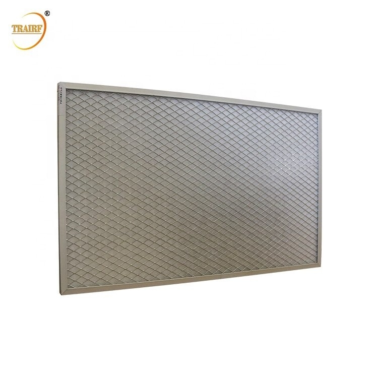 Aluminum Frame AC HVAC Air Filter Air Vent Grilles For AHU Unit