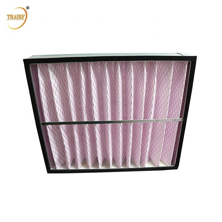 Ahu Pleated Panel Air Cleaner Filter M13 Synthetic Fiber Filter