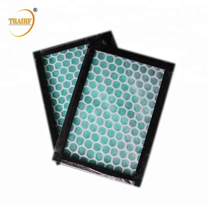 Large Air Flow Panel Paint Stop Spray Booth Fiberglass Air Filter 1μM