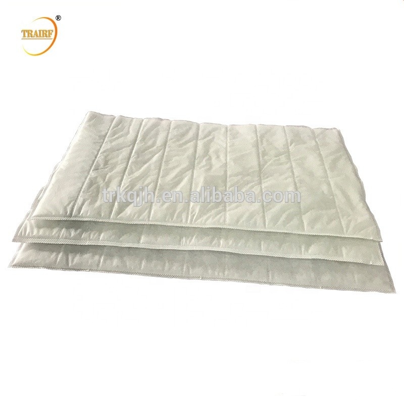 White Polyester Fiber Washable Bag Air Filter For Cement Plant