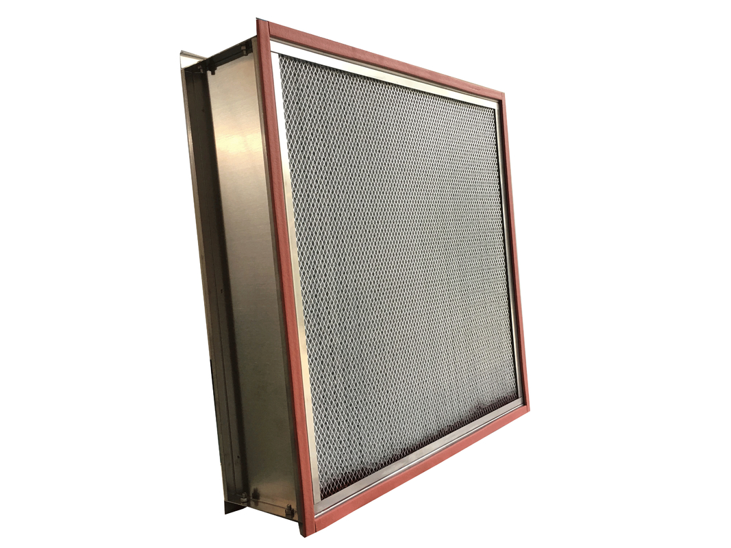 Galvanized 0.3um High Temperature HEPA Filter For Oven Equipment