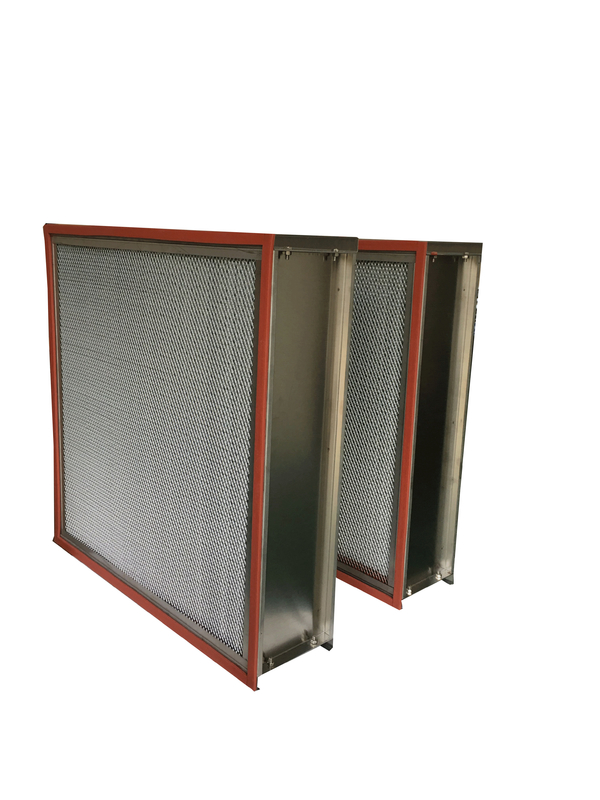Galvanized 0.3um High Temperature HEPA Filter For Oven Equipment