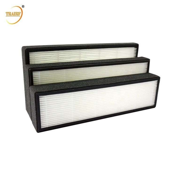 Black PP Frame 99.97% Welding Respirator HEPA Air Filter