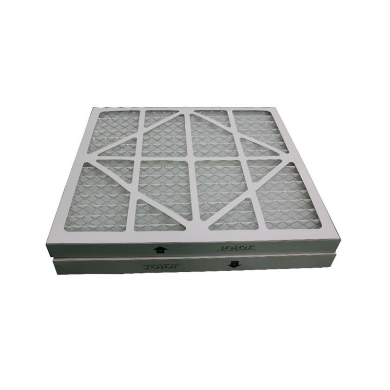 24*24*2cm Pleated Air Filter Ventilation System For HVAC G4