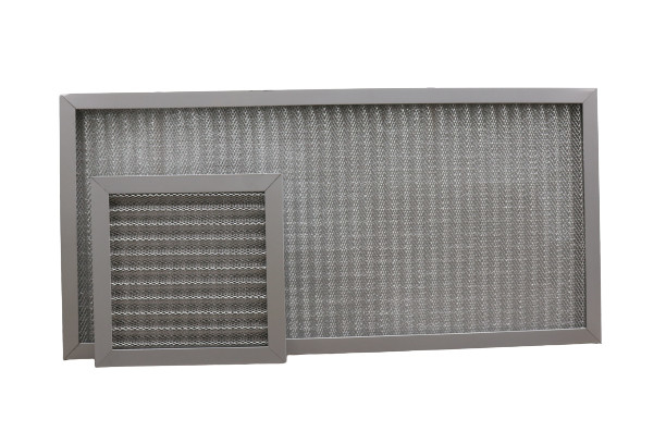 Silver Corrugated Aluminum Nets Air Filter Carton Packaging