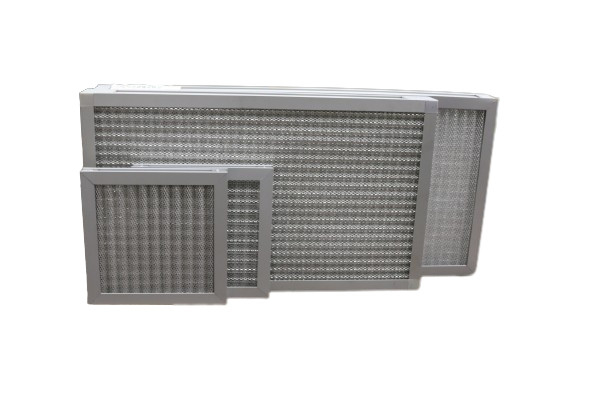 Silver Corrugated Aluminum Nets Preliminary Air Filter in Carton Package