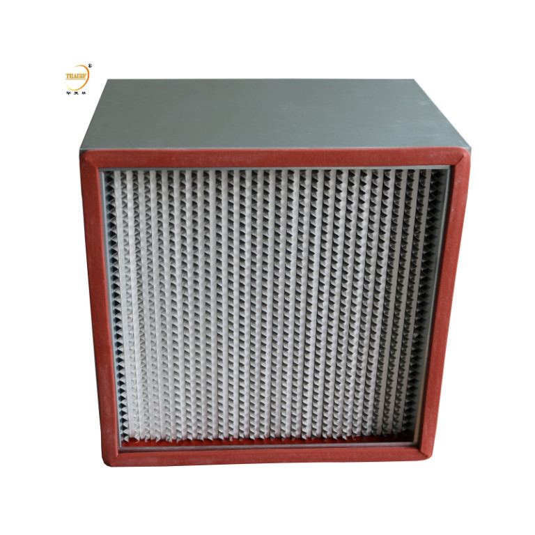 Industry High Temperature HEPA Filter Deep Pleated Heat Resistant for Oven Equipment
