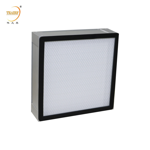 Aluminium Alloy Frame H13 H14 Mini Pleat Hepa Air Filter High Efficiency