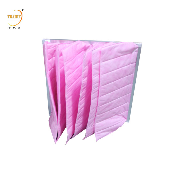 F8 Efficiency Pocket Air Filter New Composite Nonwoven Fabric HVAC Pocket Filter