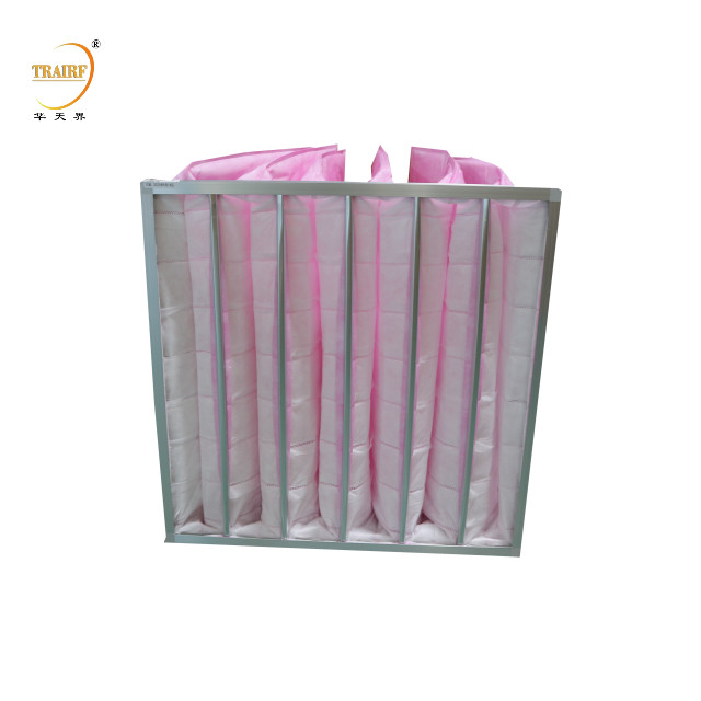 F8 Efficiency Pocket Air Filter New Composite Nonwoven Fabric HVAC Pocket Filter
