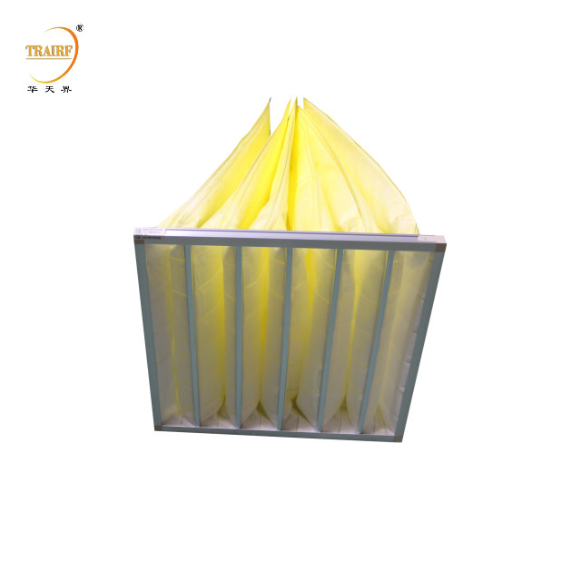 Non Woven Pocket Fine Air Filter For Electronics Factory Or Cleaning Room