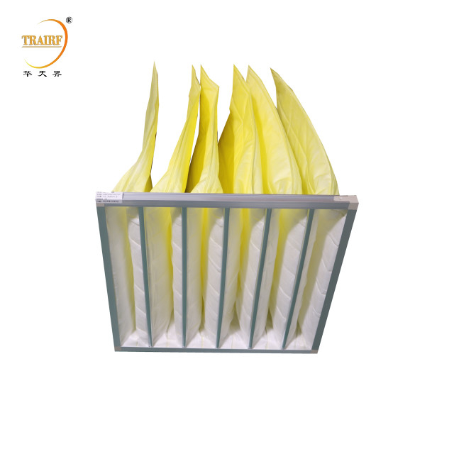 Non Woven Air Synthetic Pocket Bag Filter Medium Efficiency For Dust Collector