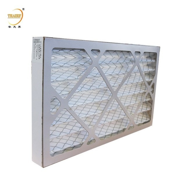 G4 F5 F6 F7 F8 F9 H13 H14 Mini Pleated Panel Activated Carbon Filter For Home Air Conditioning