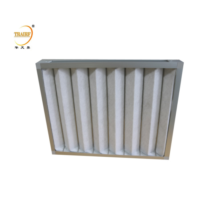 AHU Filter G3 G4 Replacement Panel Pleated Pre Filter For Cleaning Room