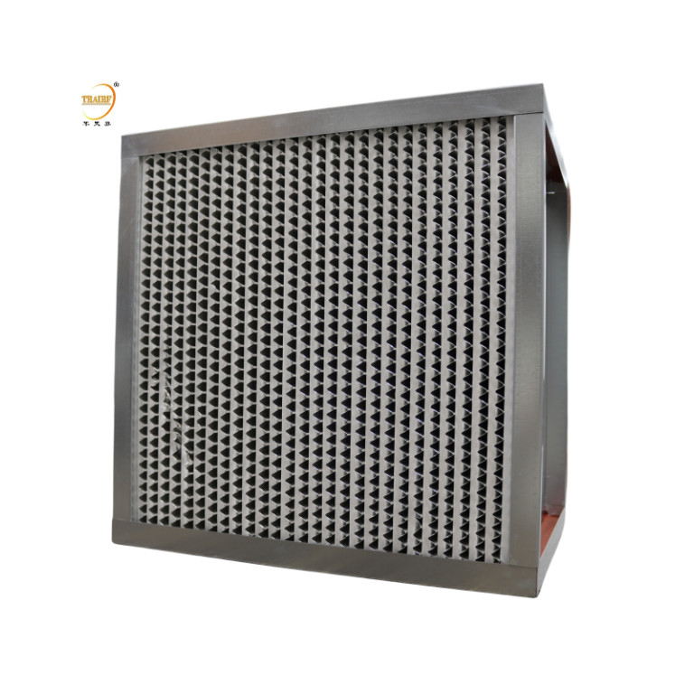 High Temperature Hepa Filters H14 Air Filter With Hepa Filter For Clean Room