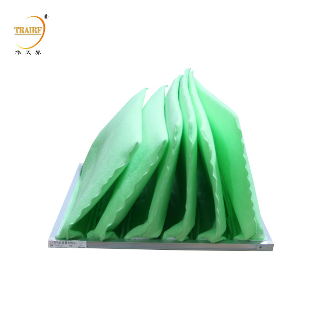 Green White Blue White F6 Cotton Pre Filter Media Air Filter Media